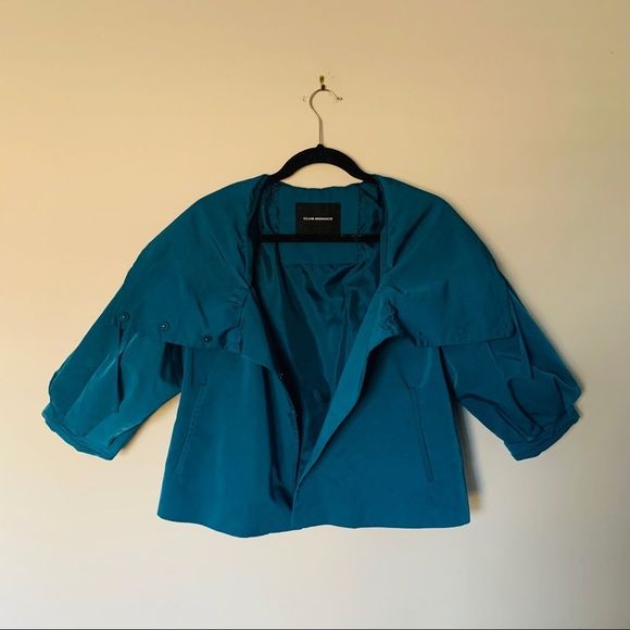 Like New Club Monaco Cropped Utility Trench Jacket